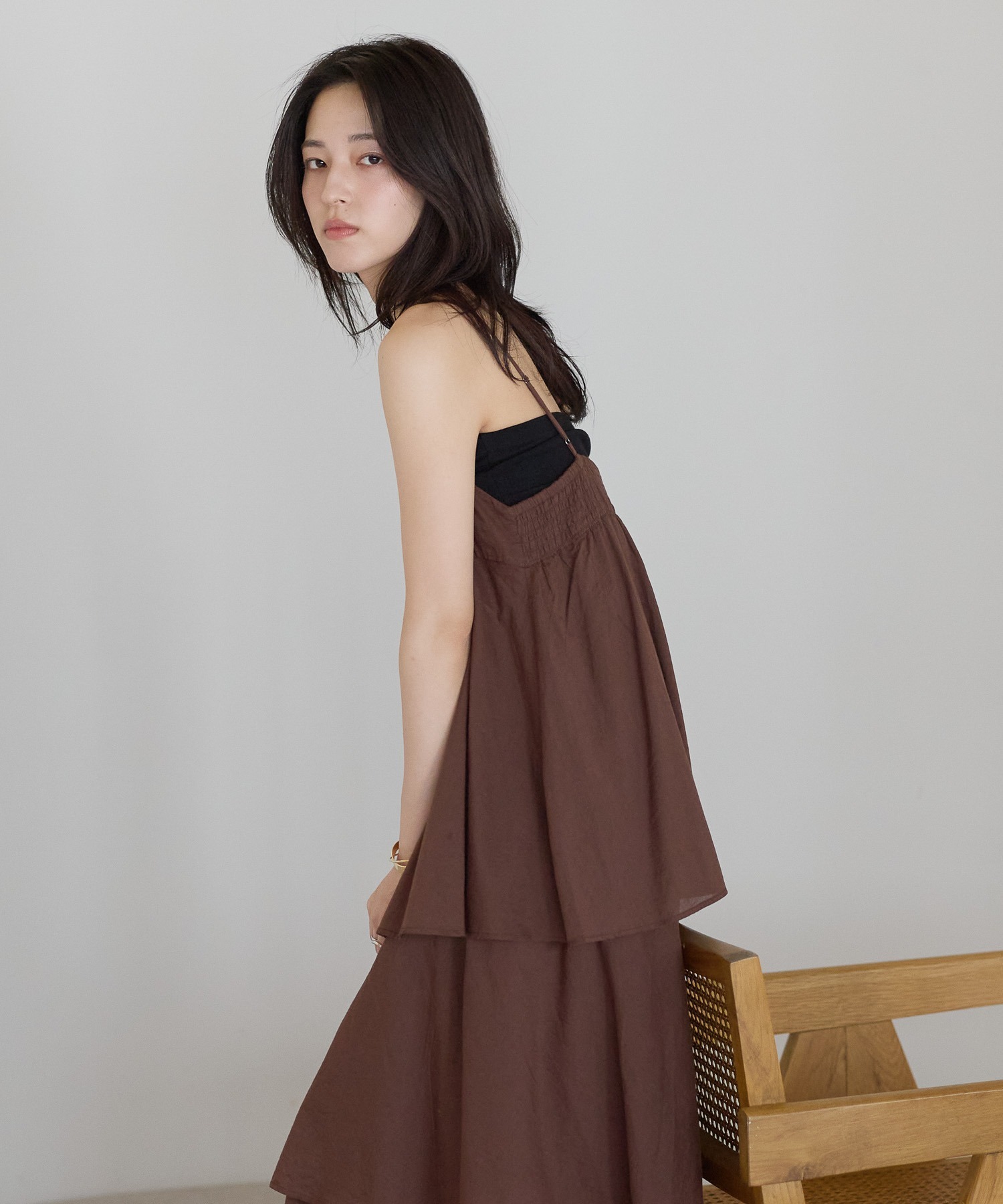 model：161cm 着用サイズ：M