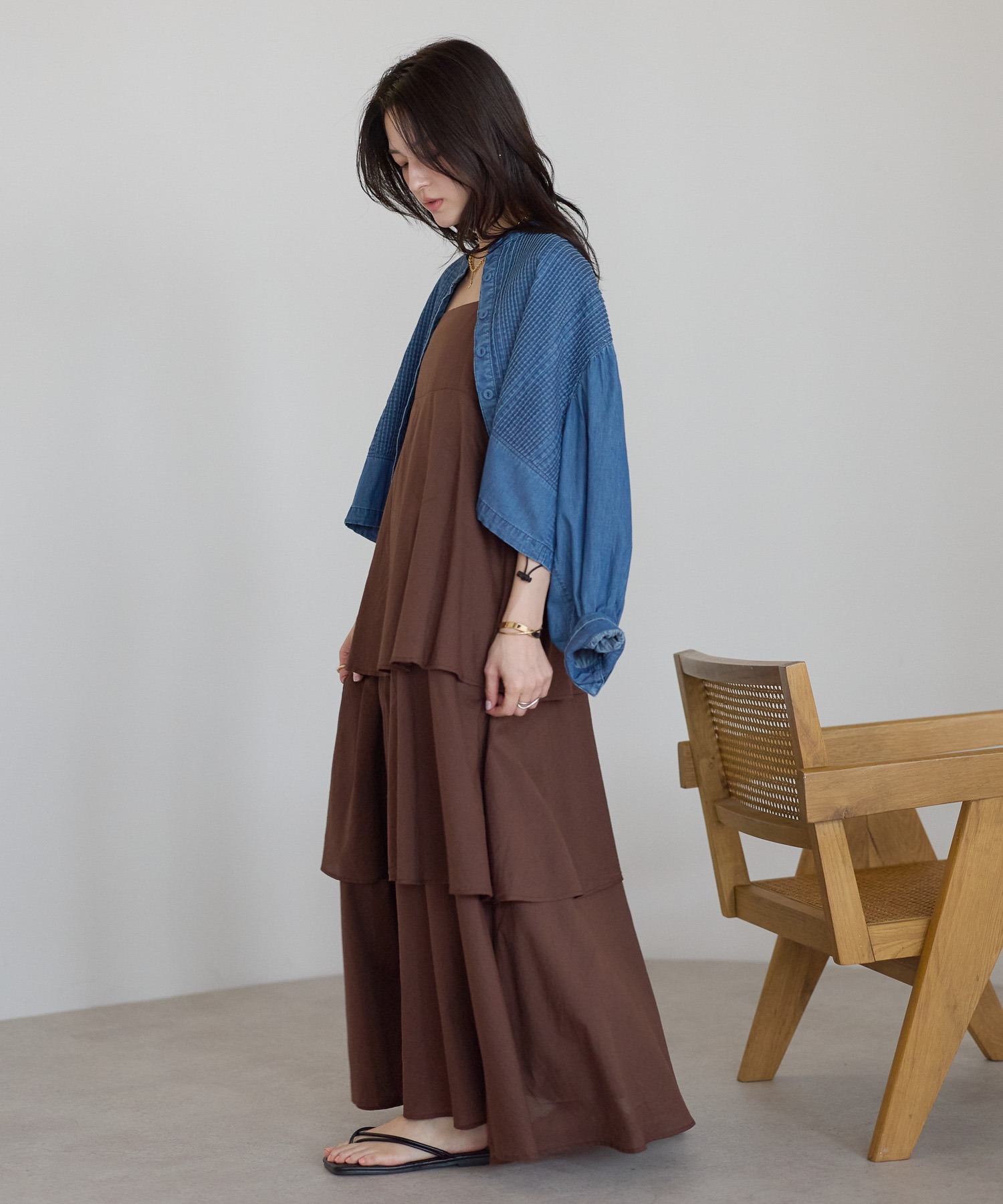 model：161cm 着用サイズ：M