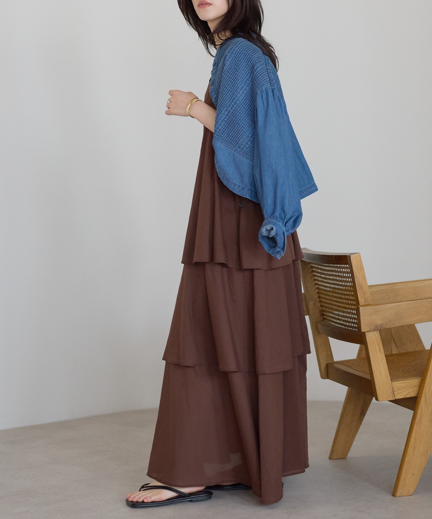 model：161cm 着用サイズ：M