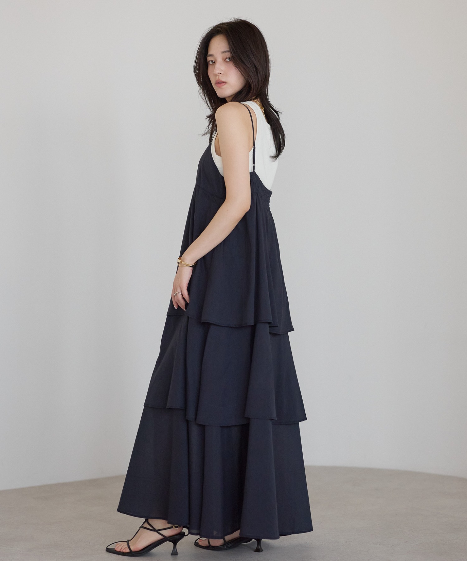 model：161cm 着用サイズ：M