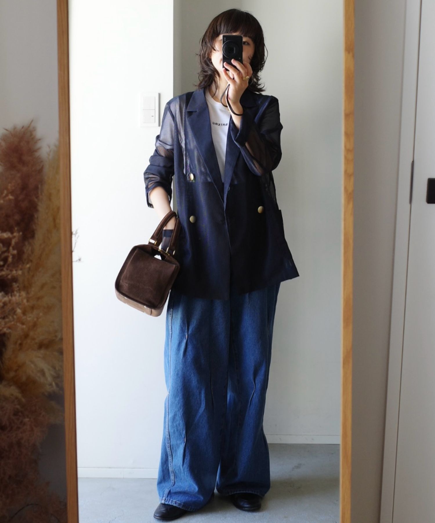 model：H158 着用サイズ：FREE