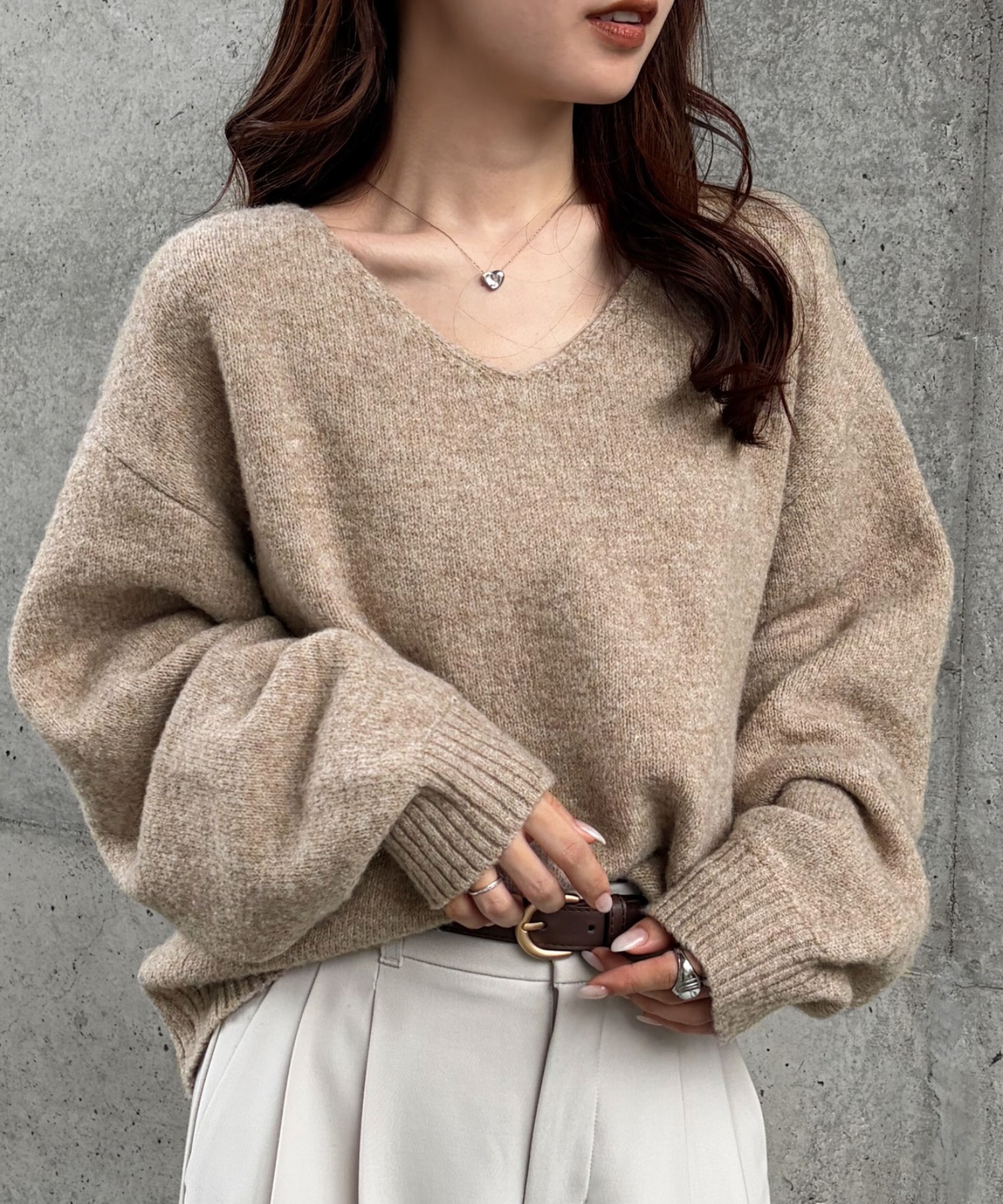 Yakurock F6 V-neck knit