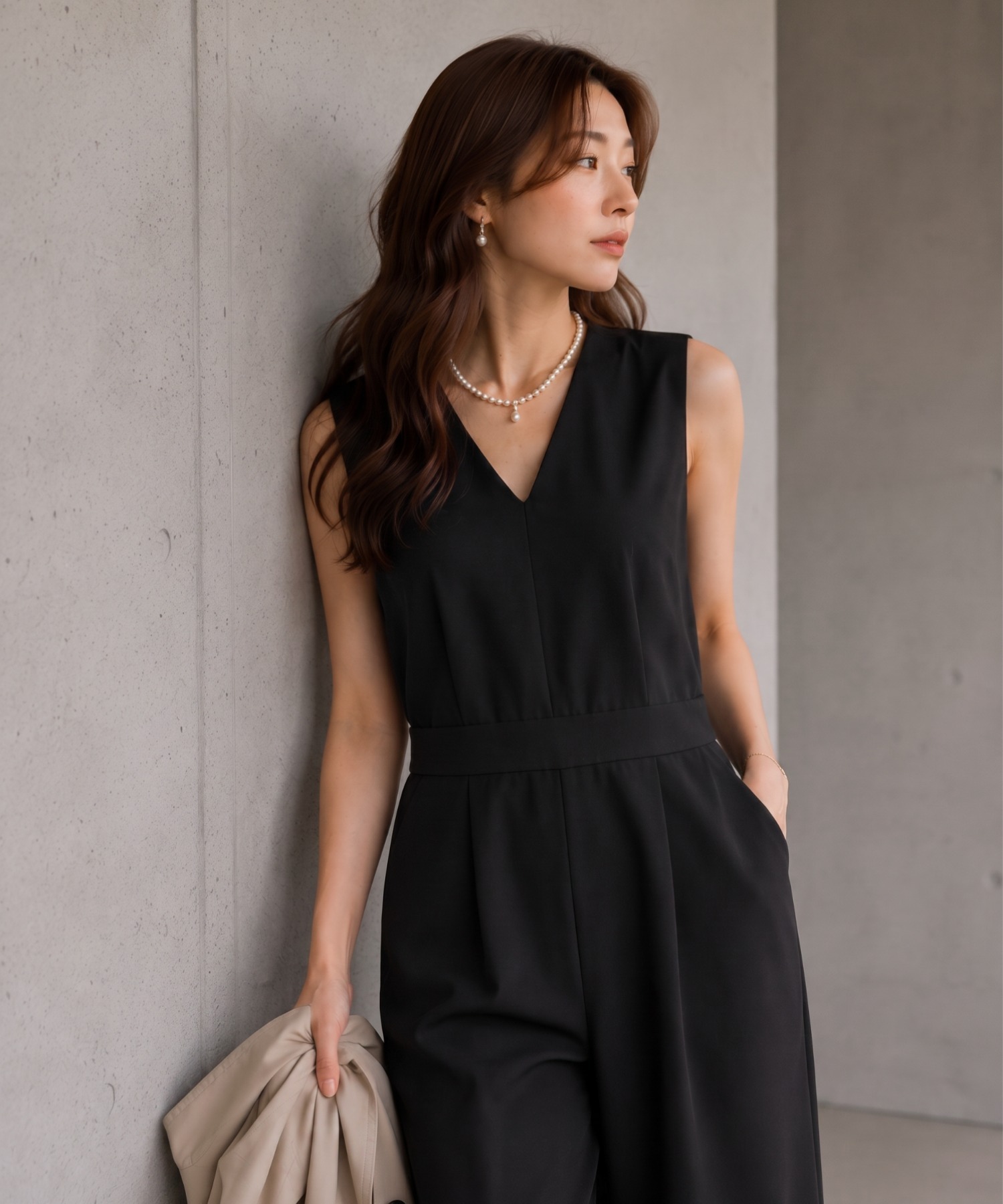 チュールベストなしver.
オールインワンだけでも着用可能です。
model：160cm