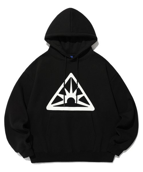 A'GEM/9 × .kom『ISTKUNST/イストクンスト』SUNRISE LOGO HOODIE