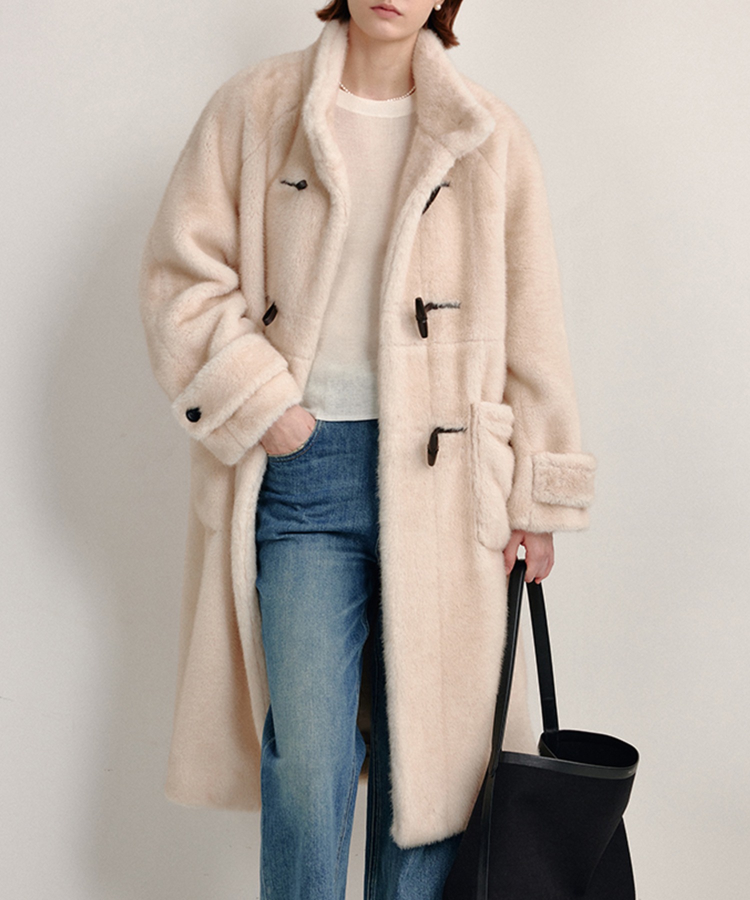 MISSONI✨ウール・モヘア混ストライプロングコート Mohair Shaggy Long Coat/モヘアシャギーロングコート【MAISON