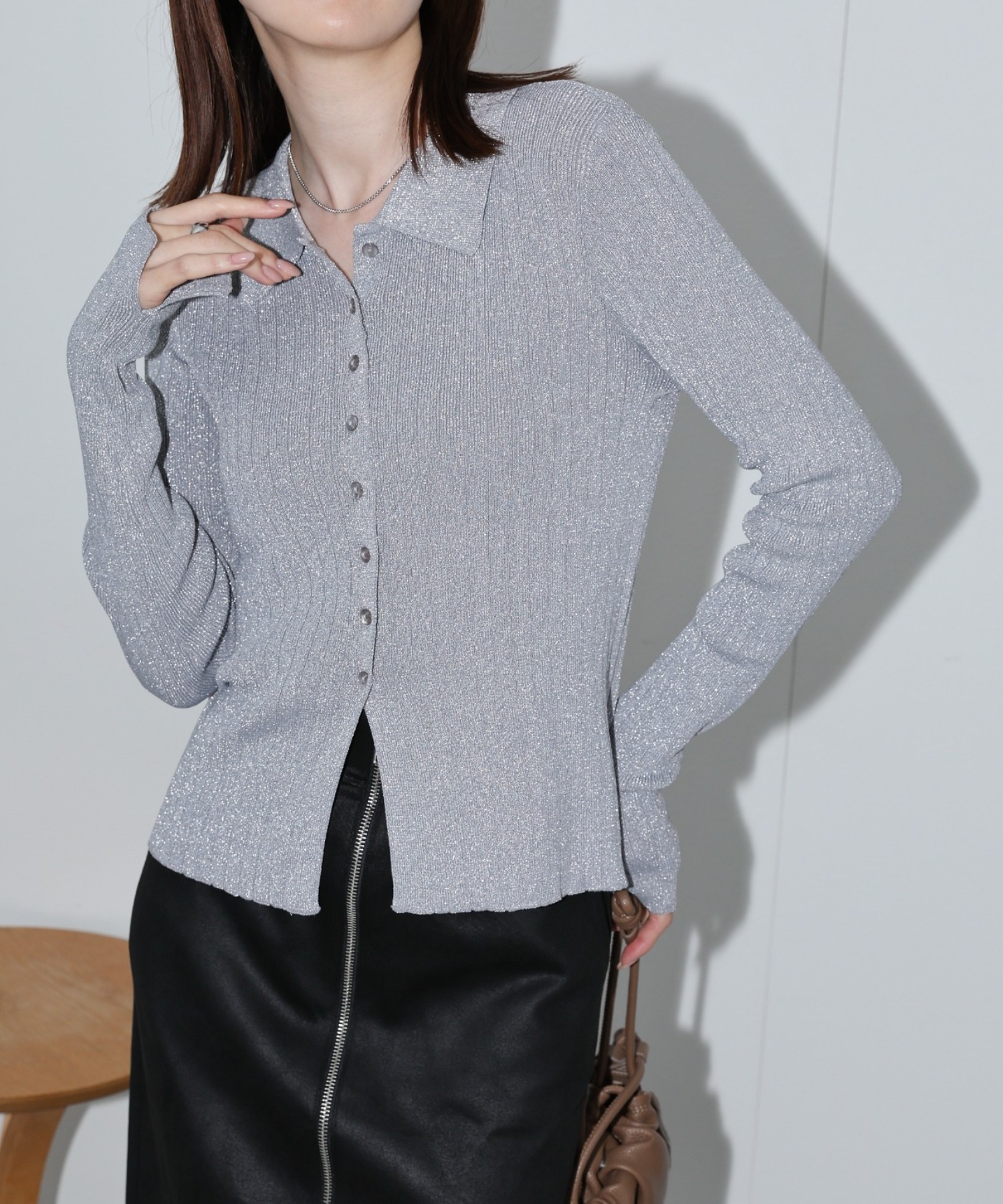 model：162cm 着用サイズ：F