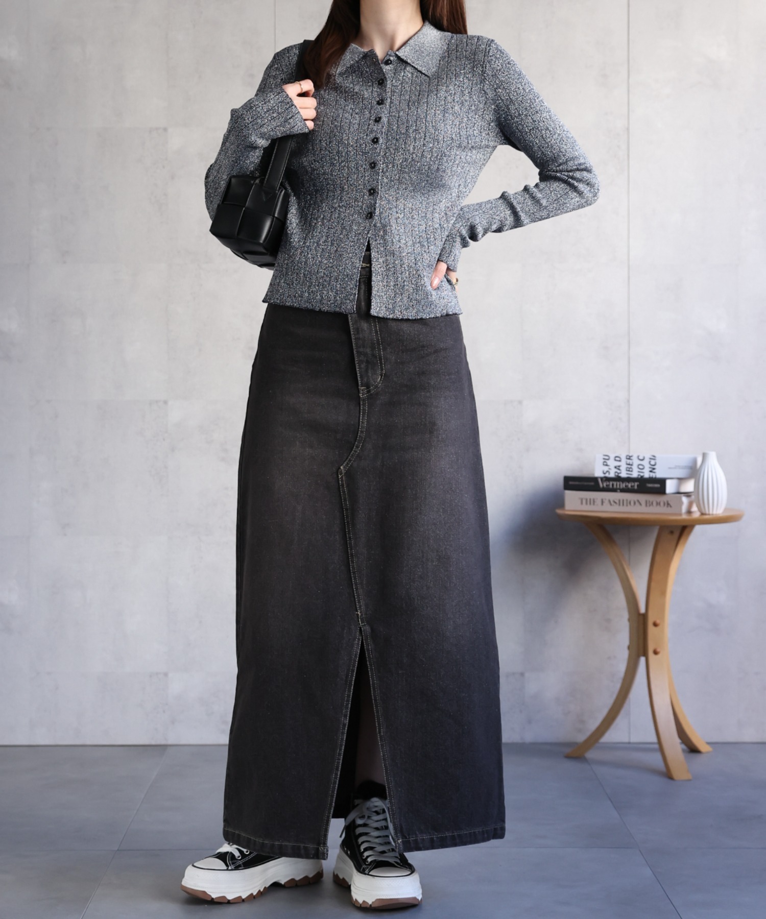 model：162cm 着用サイズ：F