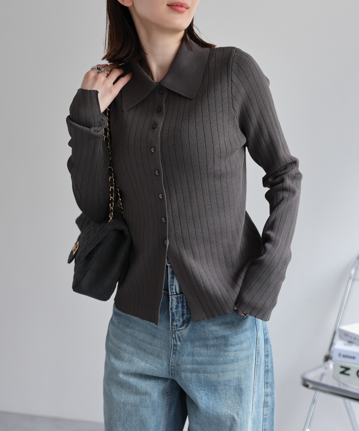 model：162cm 着用サイズ：L