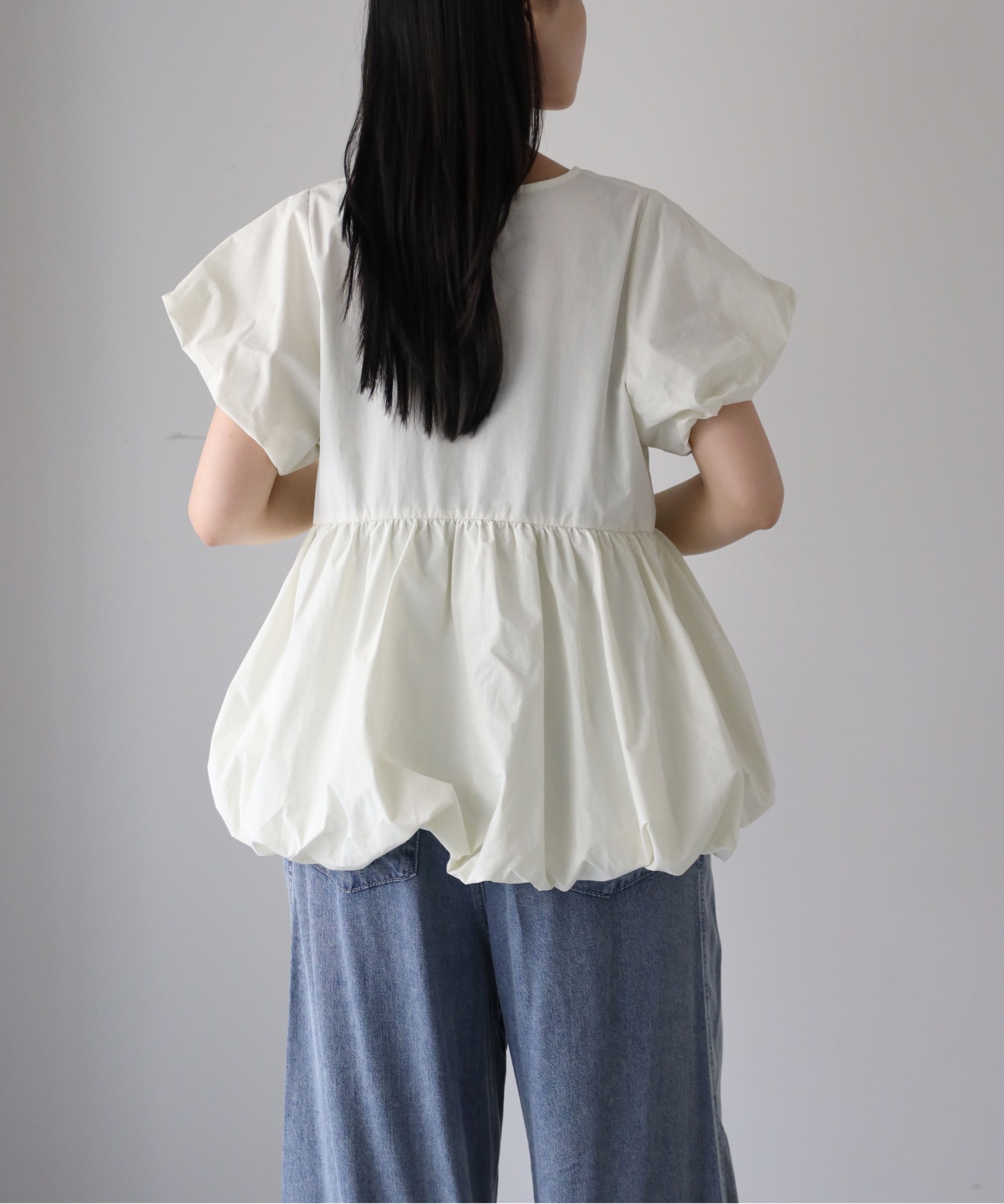 model：164cm. 着用サイズ：FREE