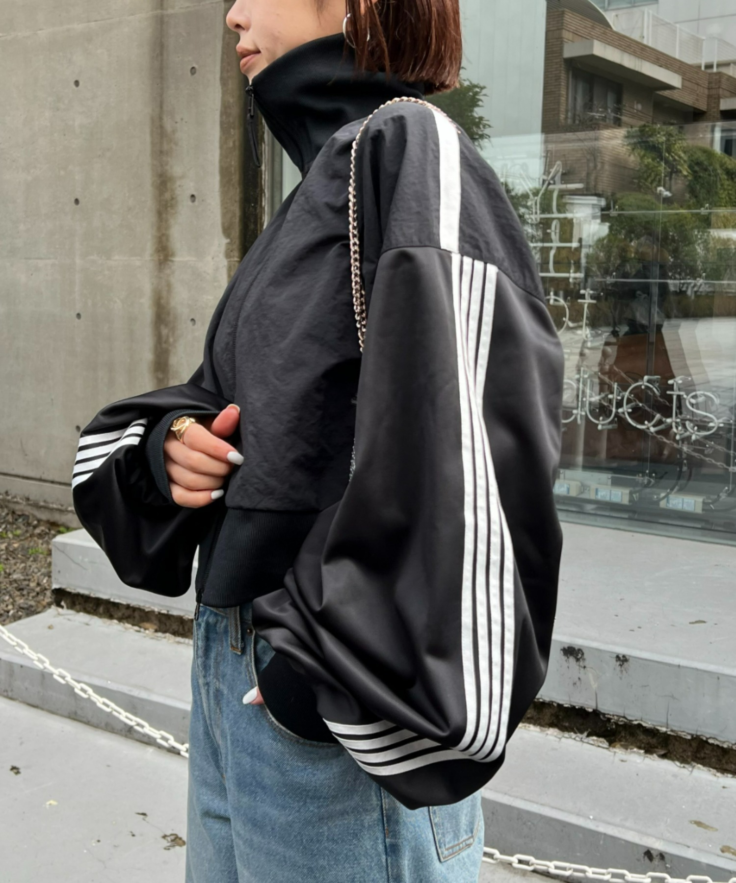 ≪新色追加≫【etsinta/エシンタ】ナイロントラックボリュームスリーブ