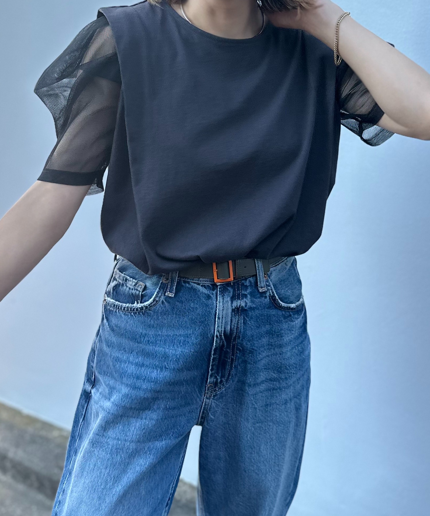 スミクロ
model:154cm 着用サイズ:FREE