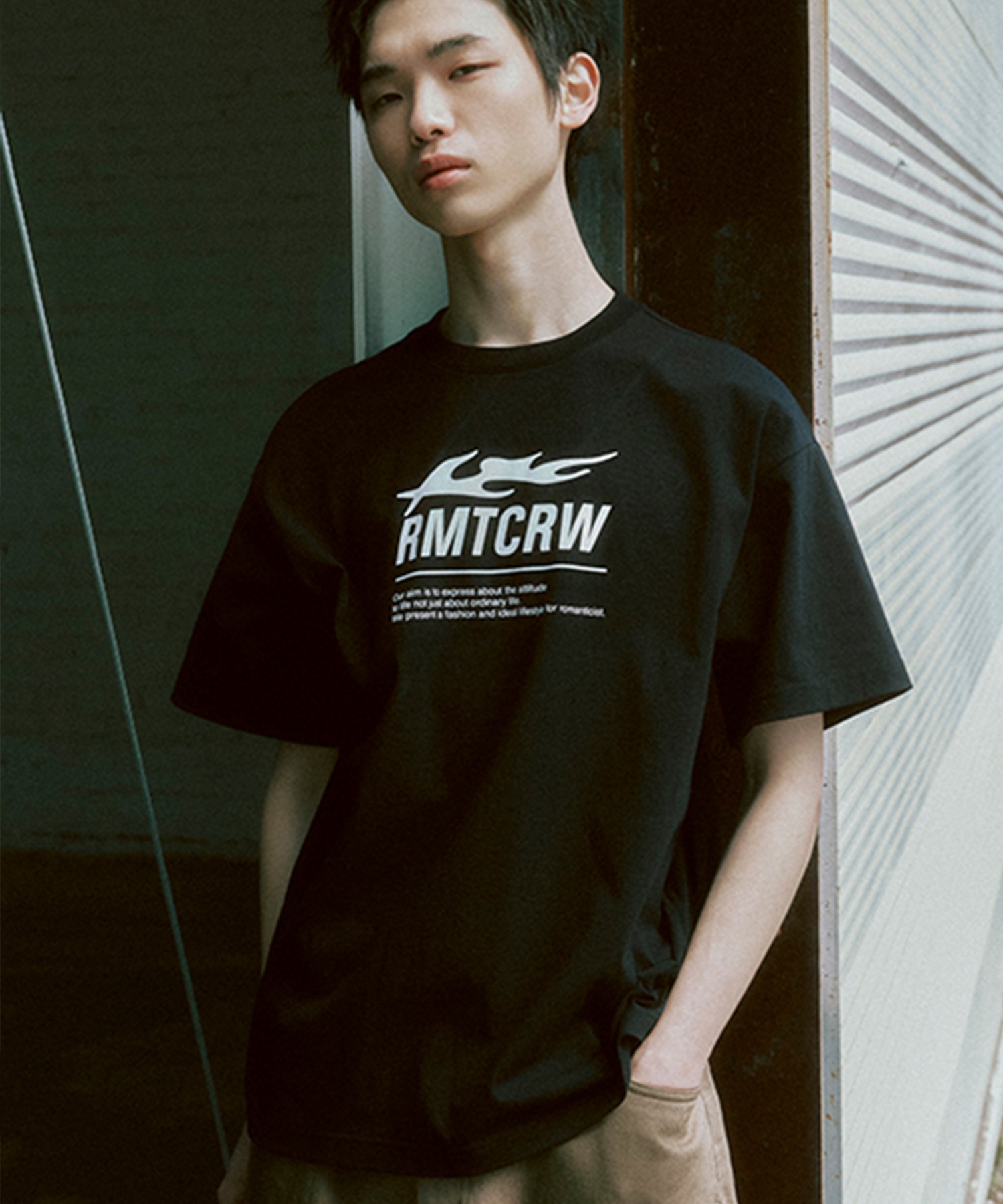 tシャツ A'GEM/9 × .kom 「ROMANTIC CROWN/ロマンティック クラウン」SCRIBBLE SHINING L/S /スクリブ ROMANTIC CROWN tシャツ A'GEM/9 × .kom 「ROMANTIC CROWN