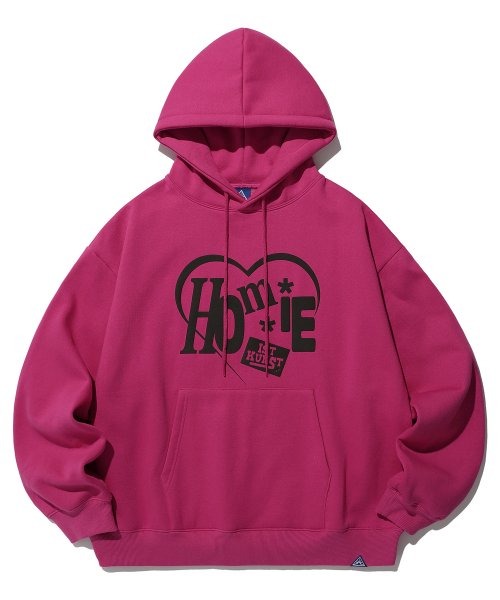 A'GEM/9 × .kom『ISTKUNST/イストクンスト』HOMIE HEART HOODIE