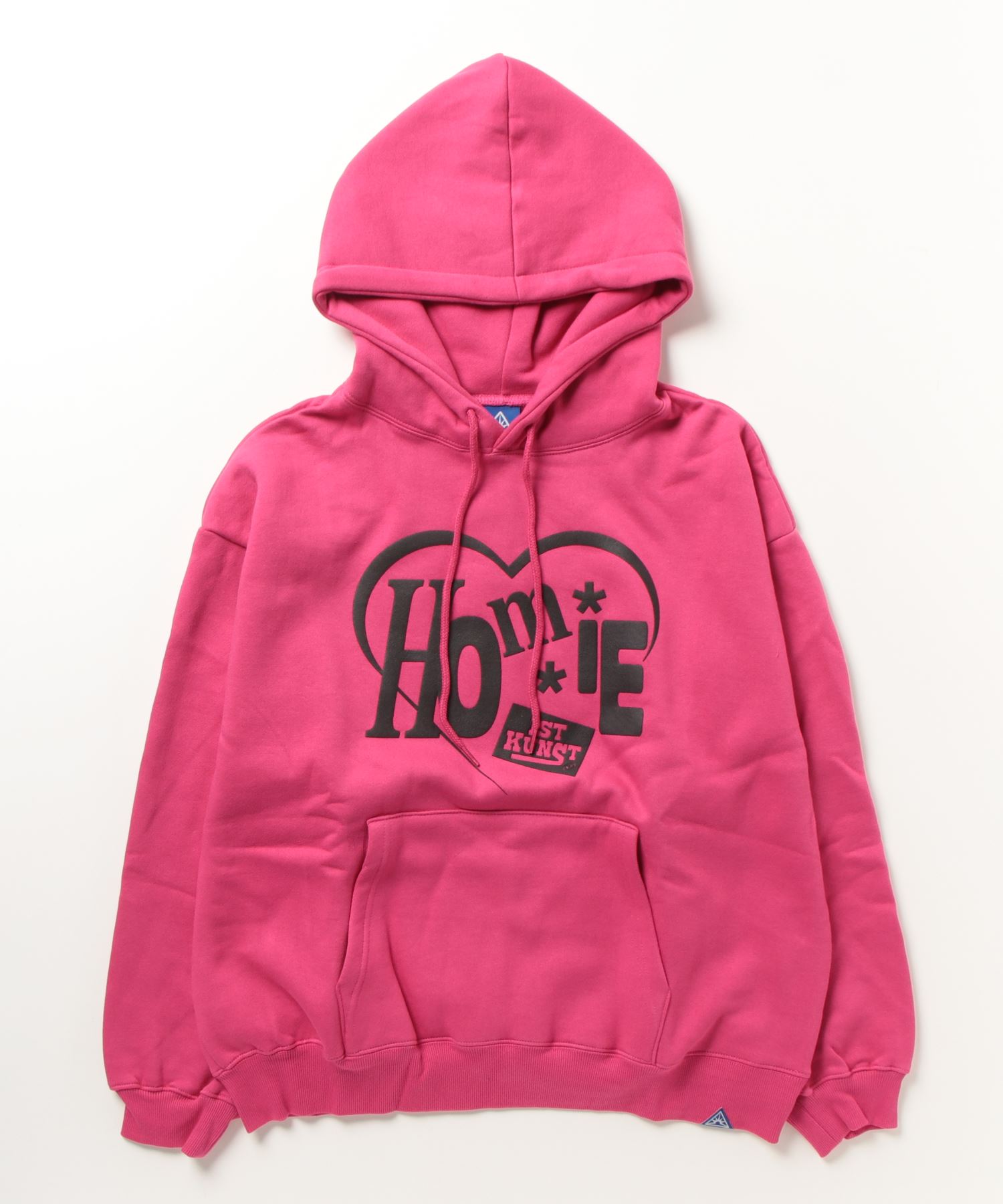 A'GEM/9 × .kom『ISTKUNST/イストクンスト』HOMIE HEART HOODIE