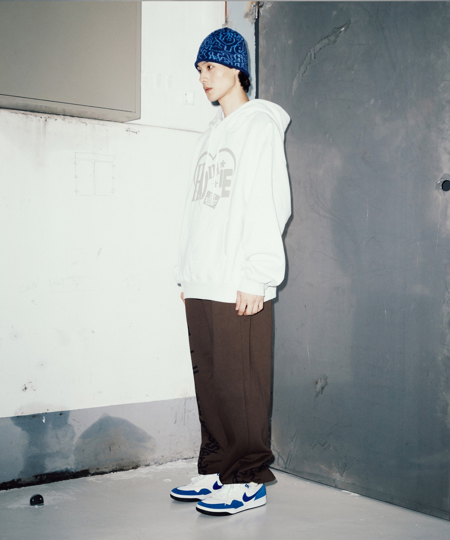 A'GEM/9 × .kom『ISTKUNST/イストクンスト』HOMIE HEART HOODIE