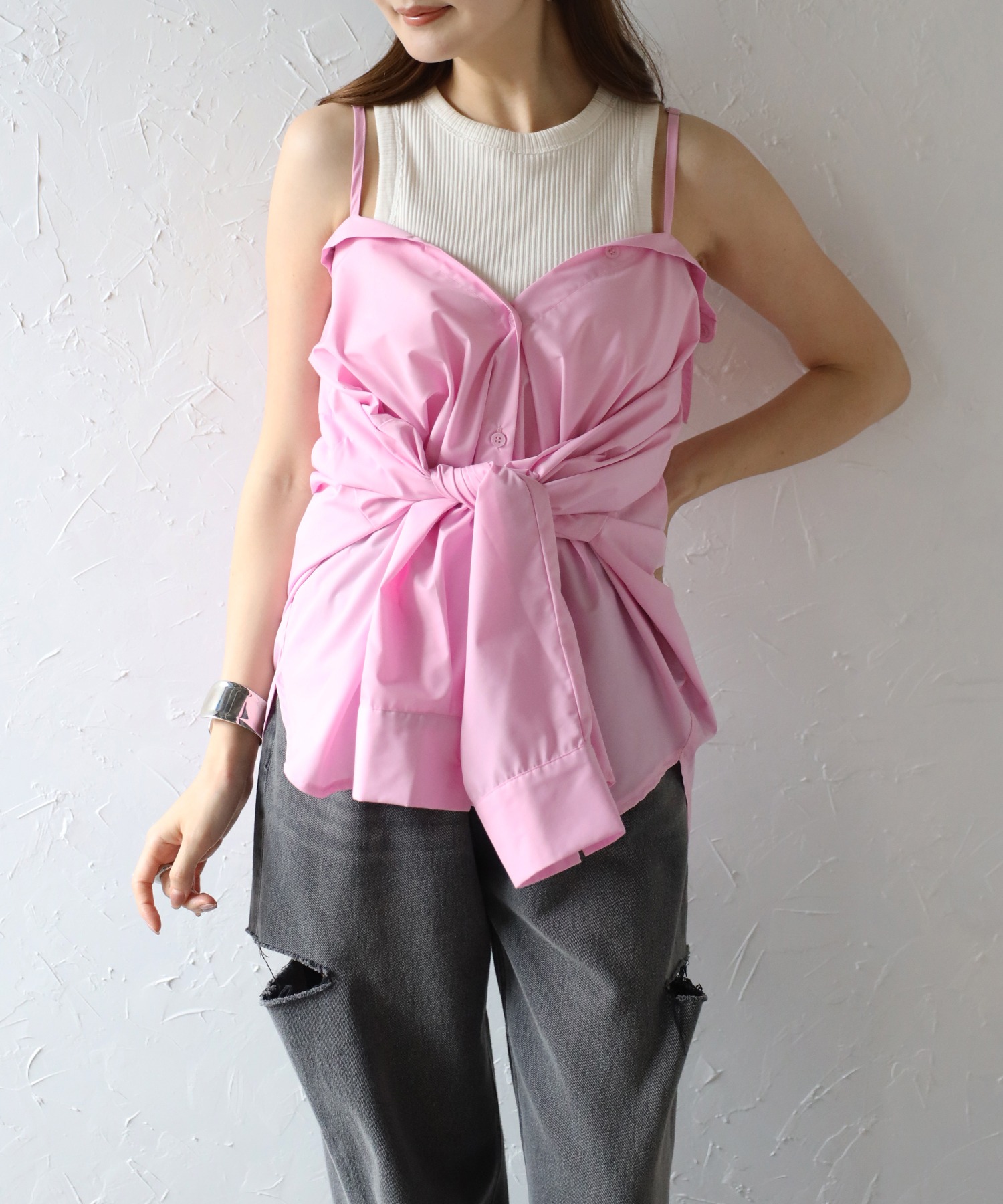 model：H160 着用サイズ：FREE