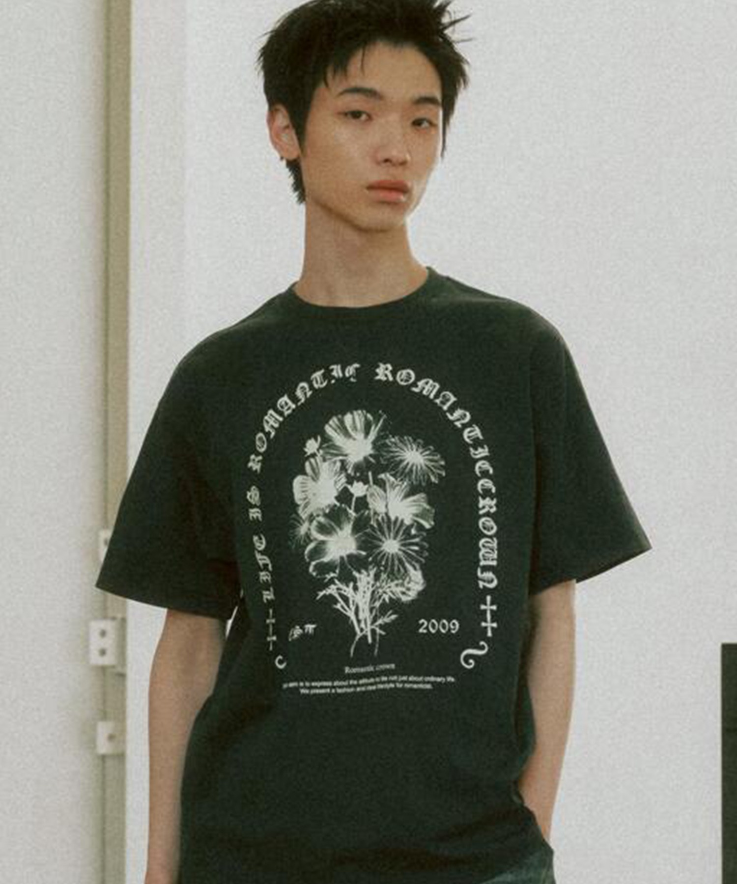 tシャツ A'GEM/9 × .kom 「ROMANTIC CROWN/ロマンティック クラウン」SCRIBBLE SHINING L/S /スクリブ ROMANTIC CROWN tシャツ A'GEM/9 × .kom 「ROMANTIC CROWN