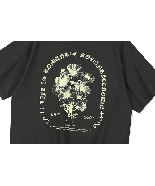 ROMANTIC CROWN★韓国大人気★LAUREL CROWN TURTLENECK 4色 ROMANTIC CROWN tシャツ 「UNISEX」ROMANTIC CROWN／バック
