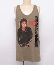 MICHAEL JACKSON/BADプリントビッグタンクトップ