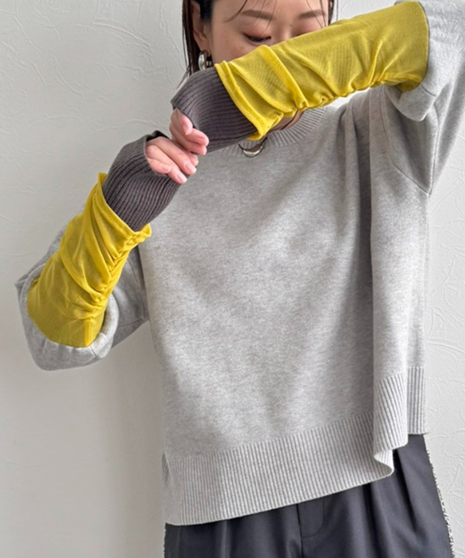 チュール袖ニット LHELBIE│Eimee Law & LHELBIE 公式オンラインストア