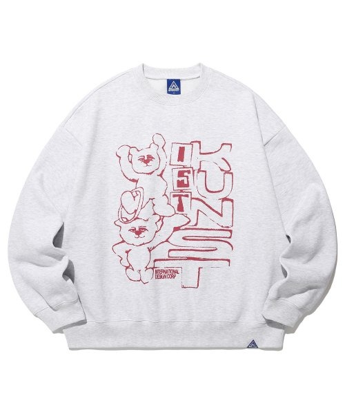 A'GEM/9 × .kom『ISTKUNST/イストクンスト』CIRCUS BEAR SWEATSHIRTS