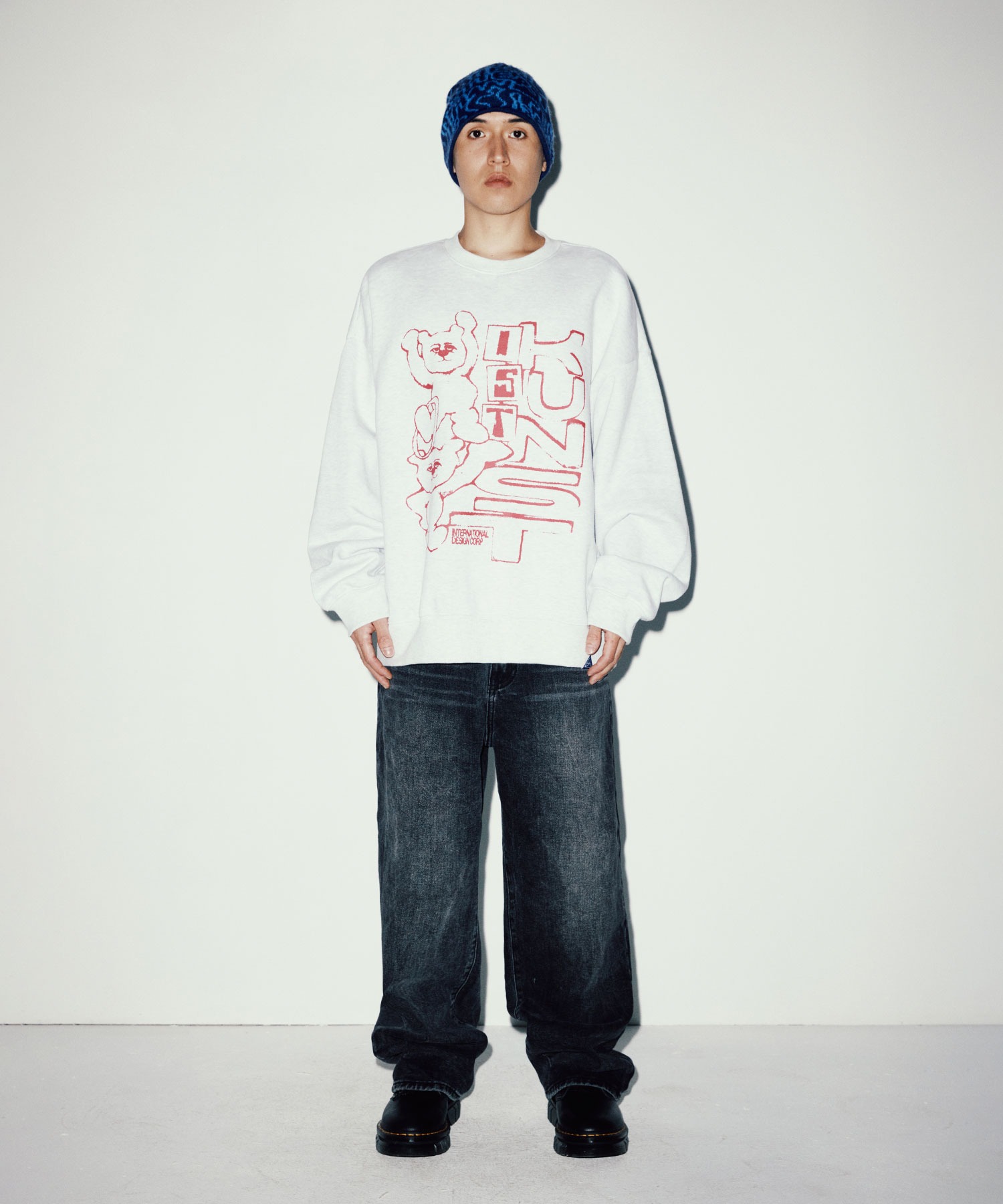 A´GEM/9 × .kom『ISTKUNST/イストクンスト』CIRCUS BEAR SWEATSHIRTS