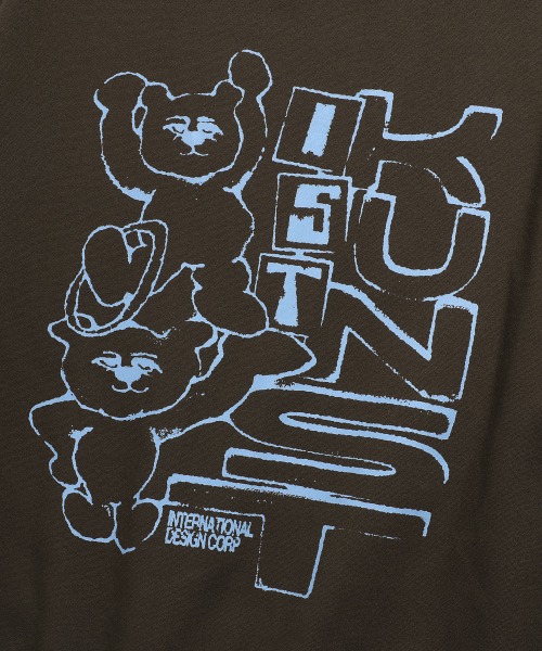 A'GEM/9 × .kom『ISTKUNST/イストクンスト』CIRCUS BEAR SWEATSHIRTS