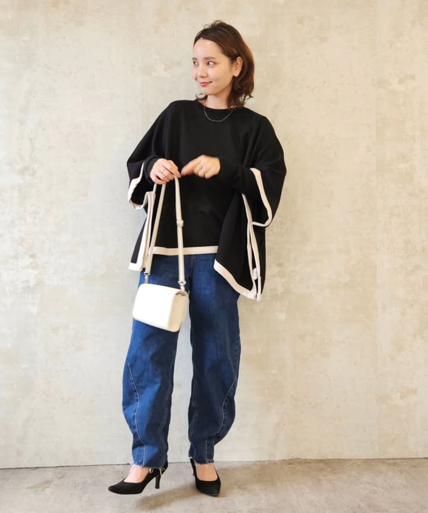 model：H160 着用サイズ：FREE