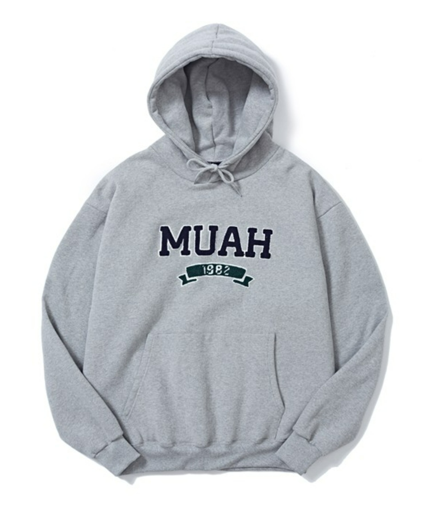 ☆韓国の人気☆【muwm】☆Puff Up Baby Soft Beig.e☆関税込☆ A'GEM/9 × .kom 『muah muah/ムーアムーア』 LOGO STITCH
