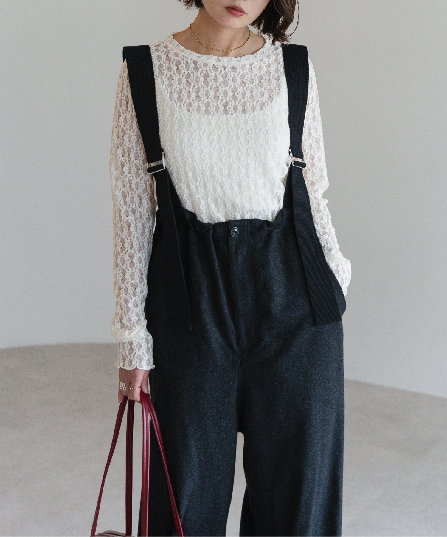model：H158 着用サイズ：FREE