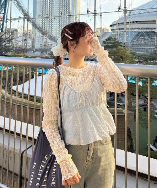 model：H154 着用サイズ：FREE