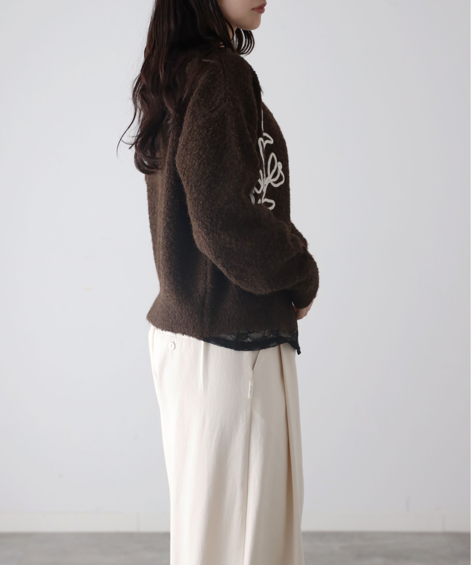 model：164cm. 着用サイズ：FREE