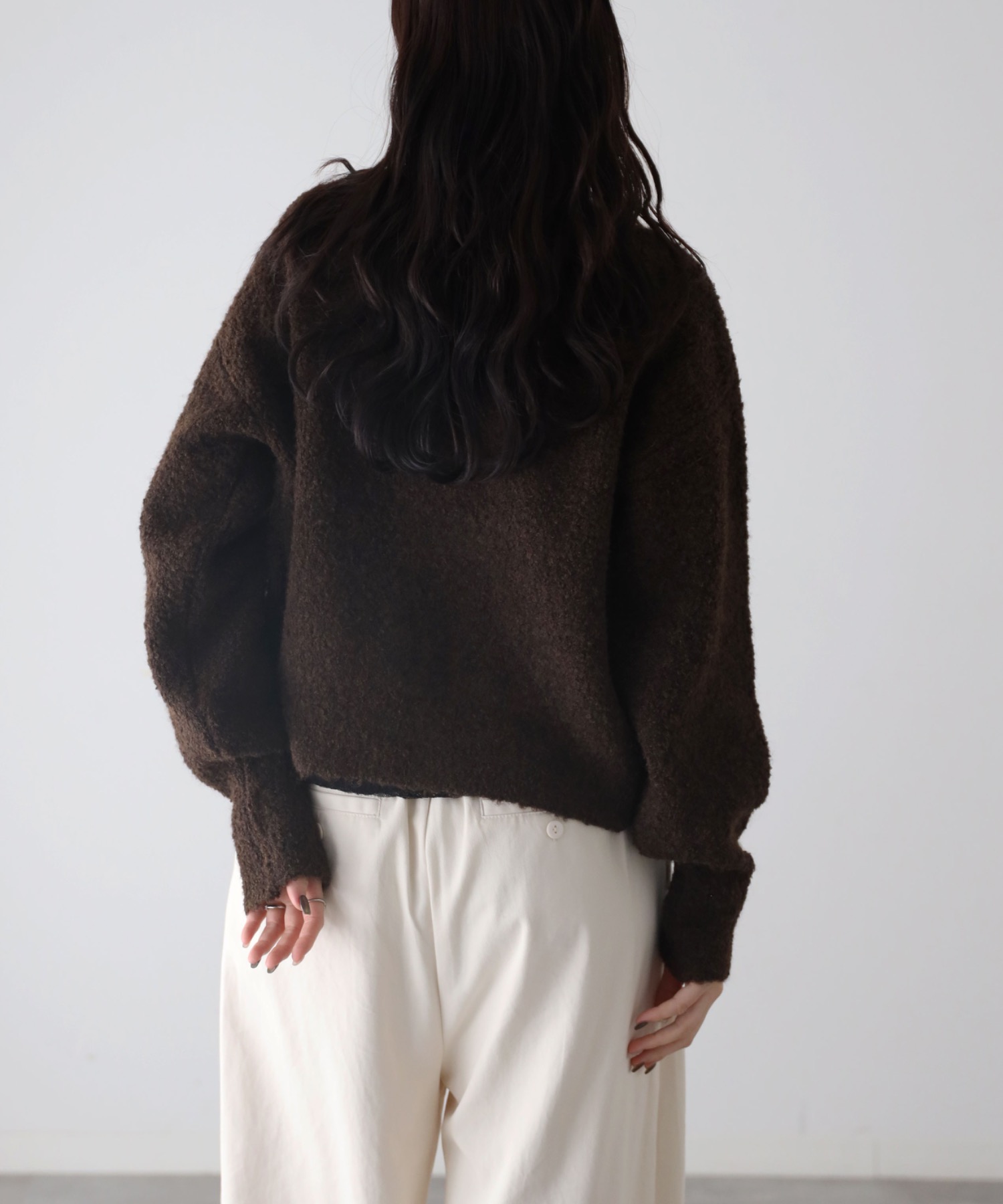 model：164cm. 着用サイズ：FREE