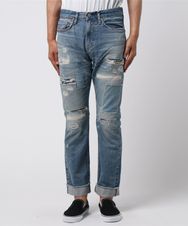 RR加工デニム スリムストレートPT