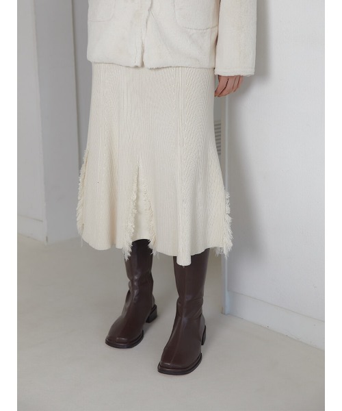 【SALE／55%OFF】 Aylacut design knit 再再販 skirt