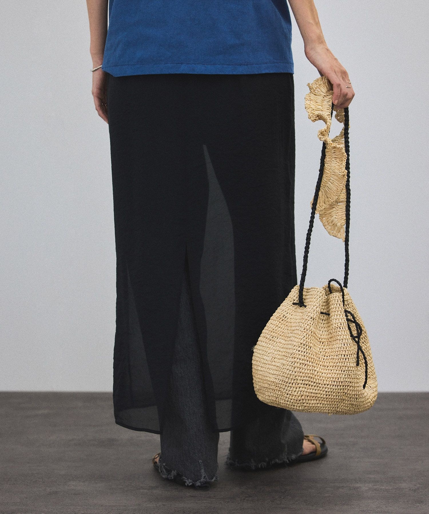 シアーレイヤードスカート