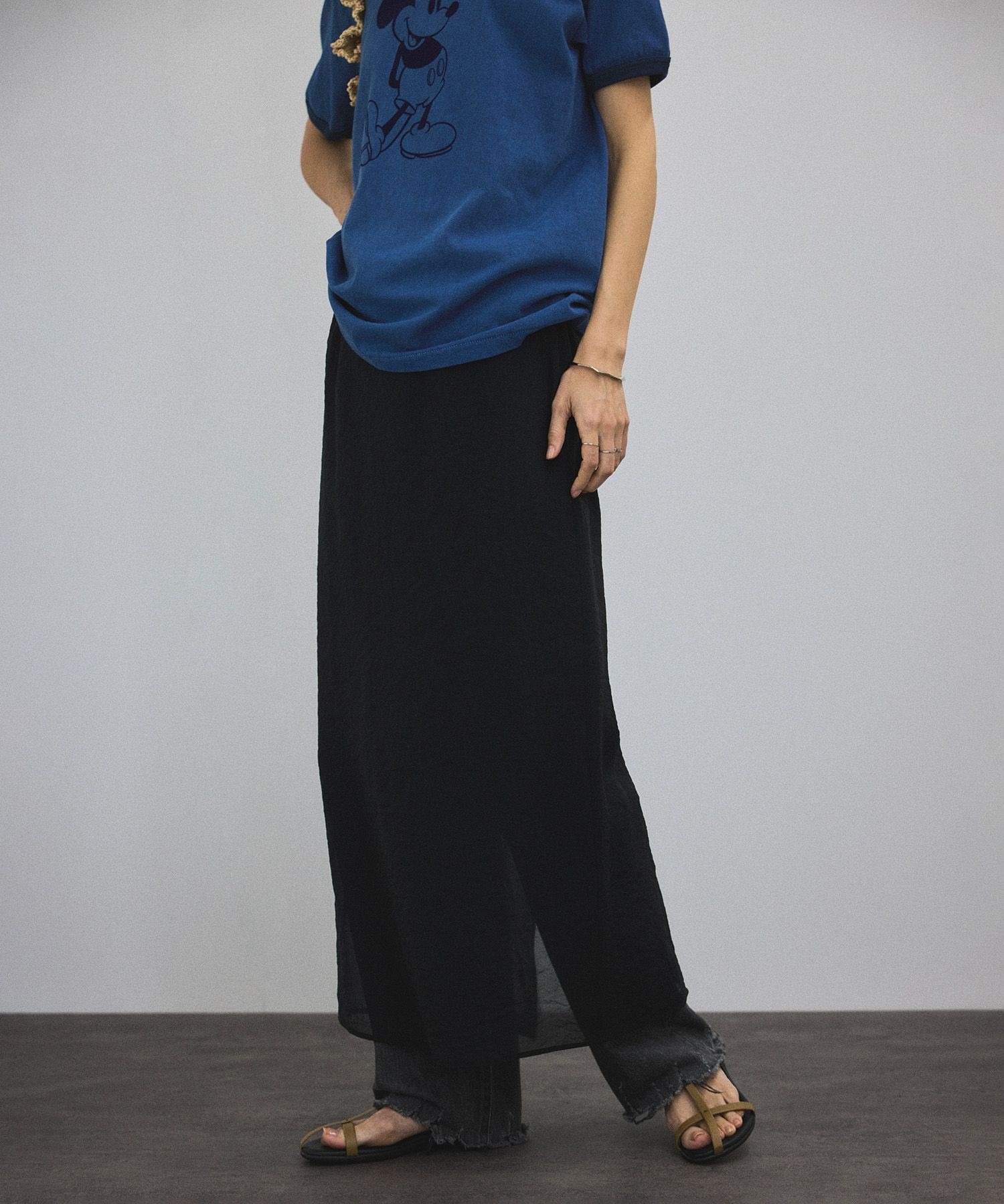 シアーレイヤードスカート