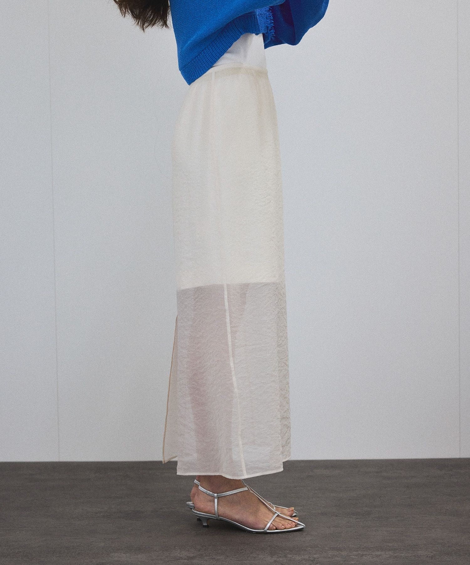 シアーレイヤードスカート