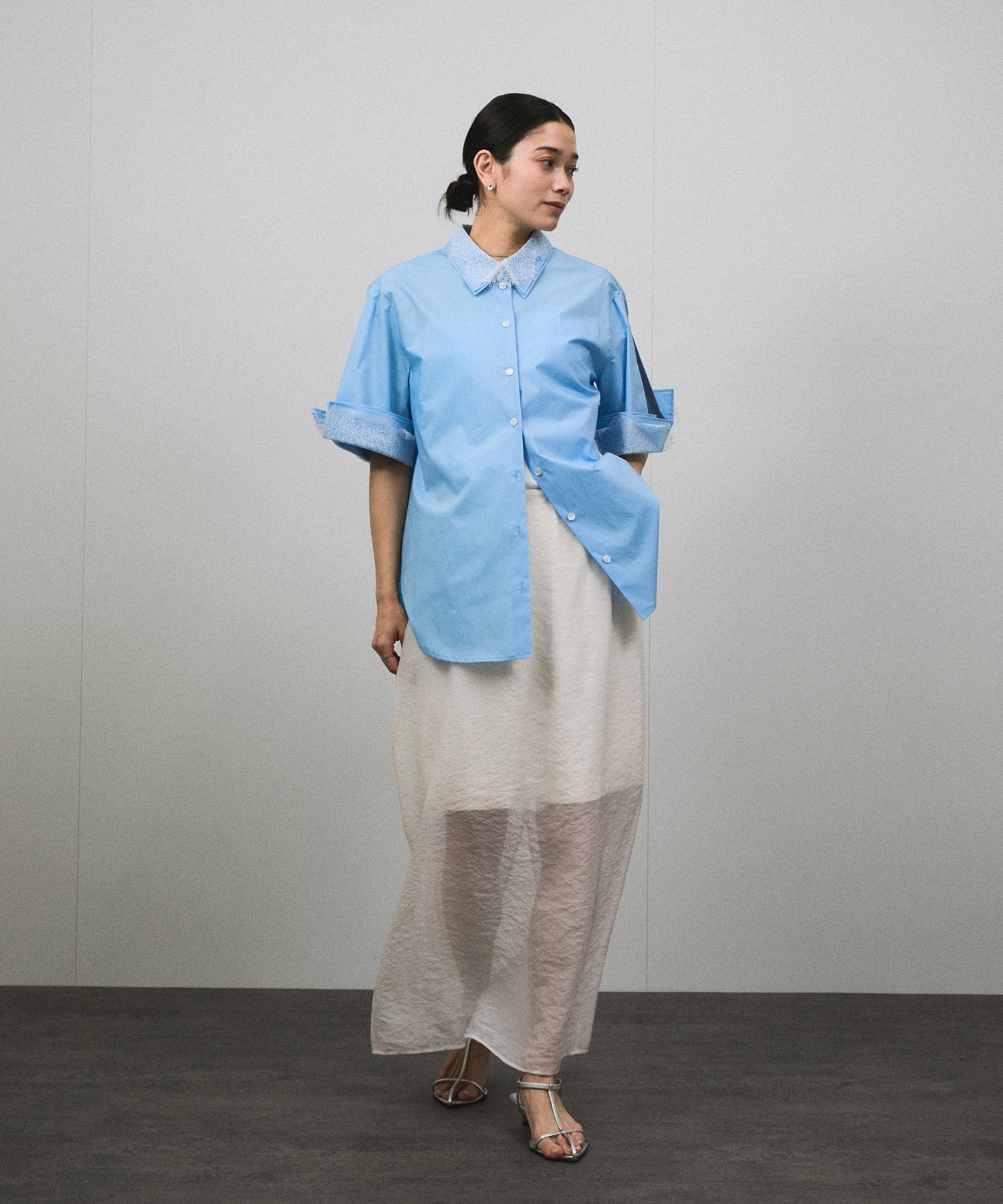 シアーレイヤードスカート