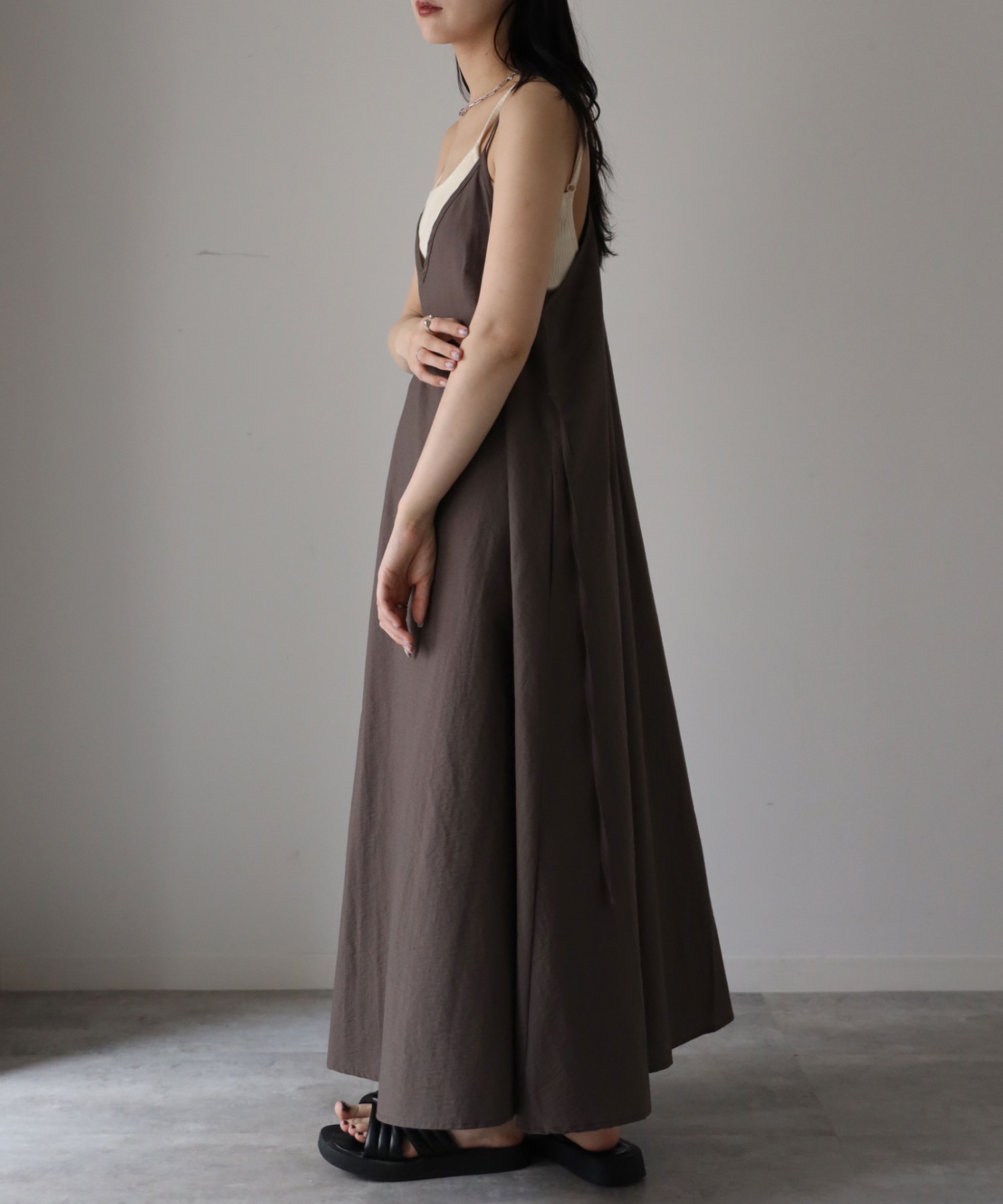 model：164cm. 着用サイズ：FREE