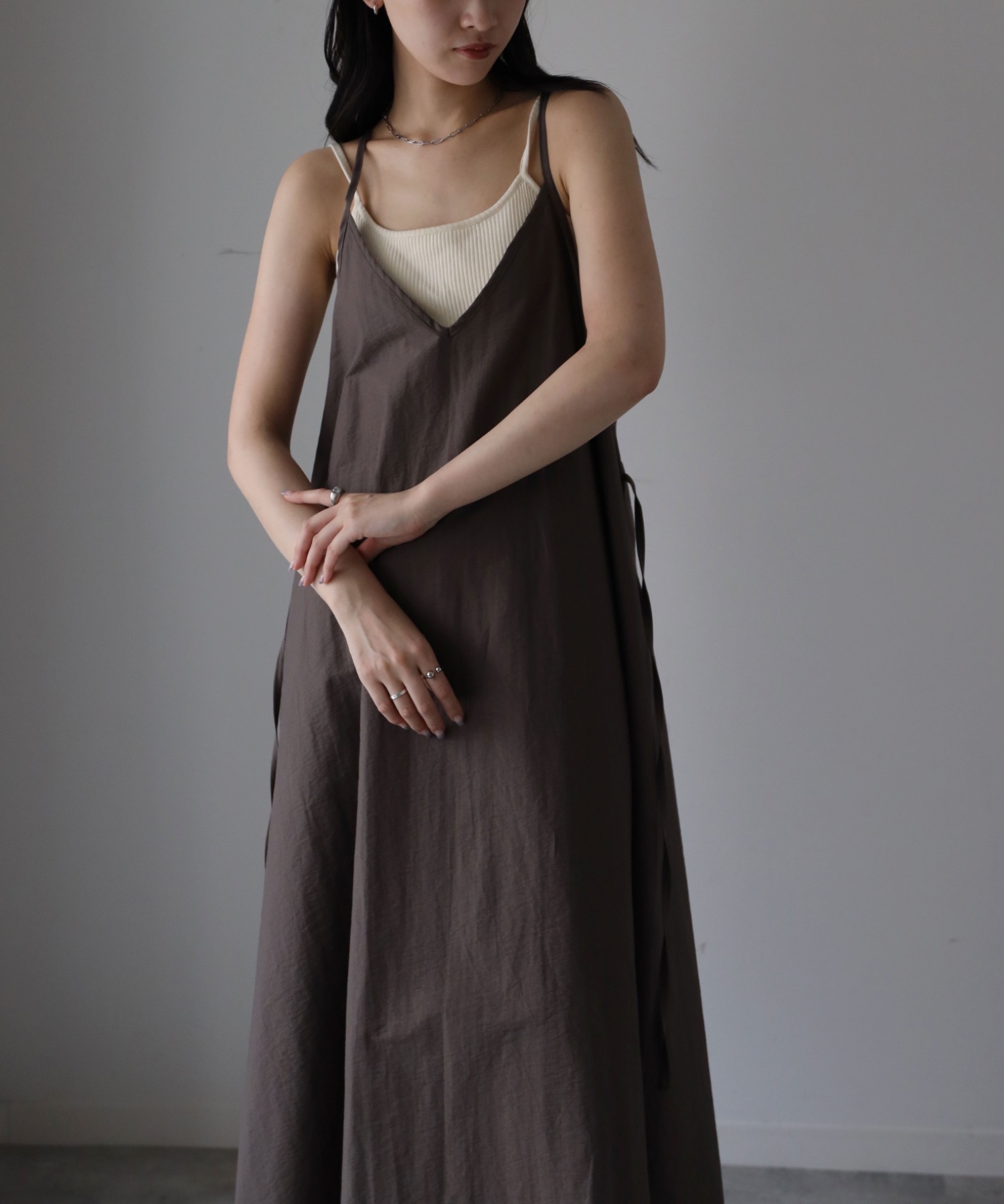 model：164cm. 着用サイズ：FREE