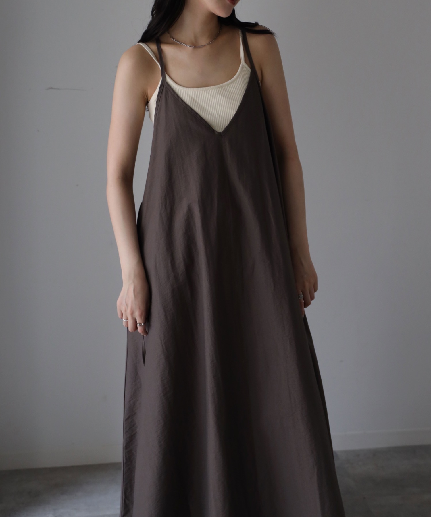 model：164cm. 着用サイズ：FREE