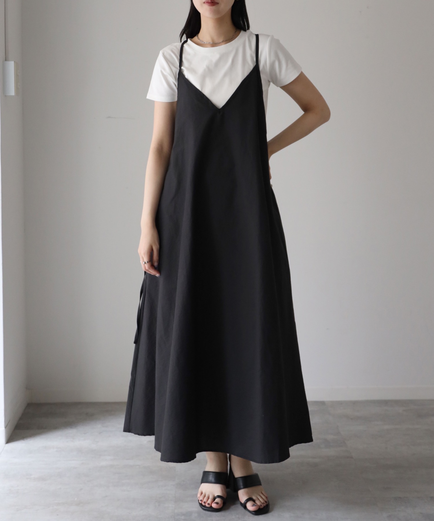 model：164cm. 着用サイズ：FREE