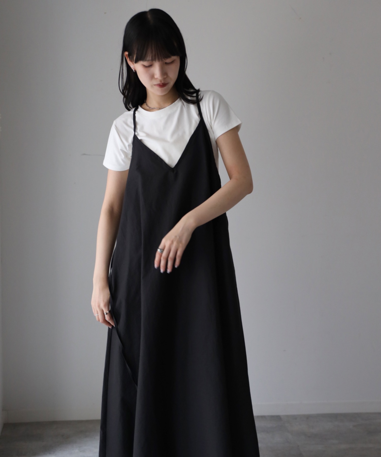 model：164cm. 着用サイズ：FREE