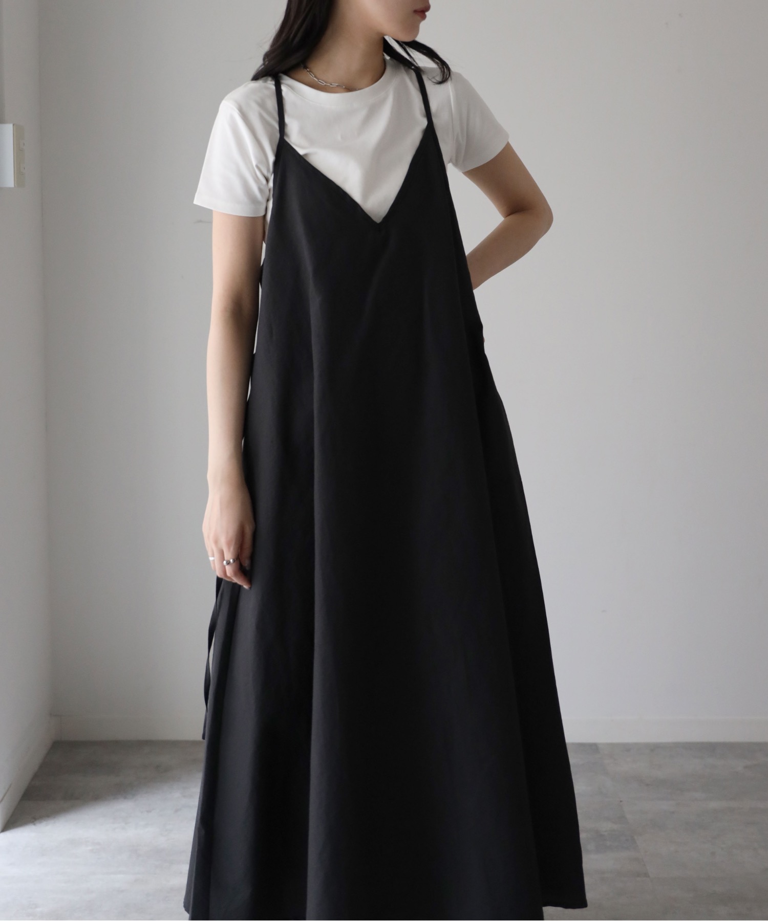 model：164cm. 着用サイズ：FREE