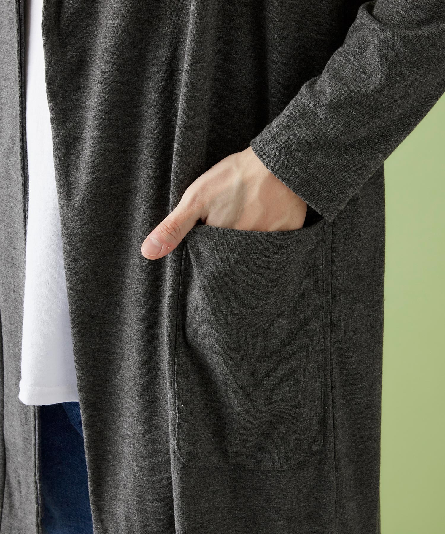 【ネストローブ】楊柳リネン100% ロングガウンカーディガン コーディガン F ネストローブ】楊柳リネン100% ロングガウンカーディガン