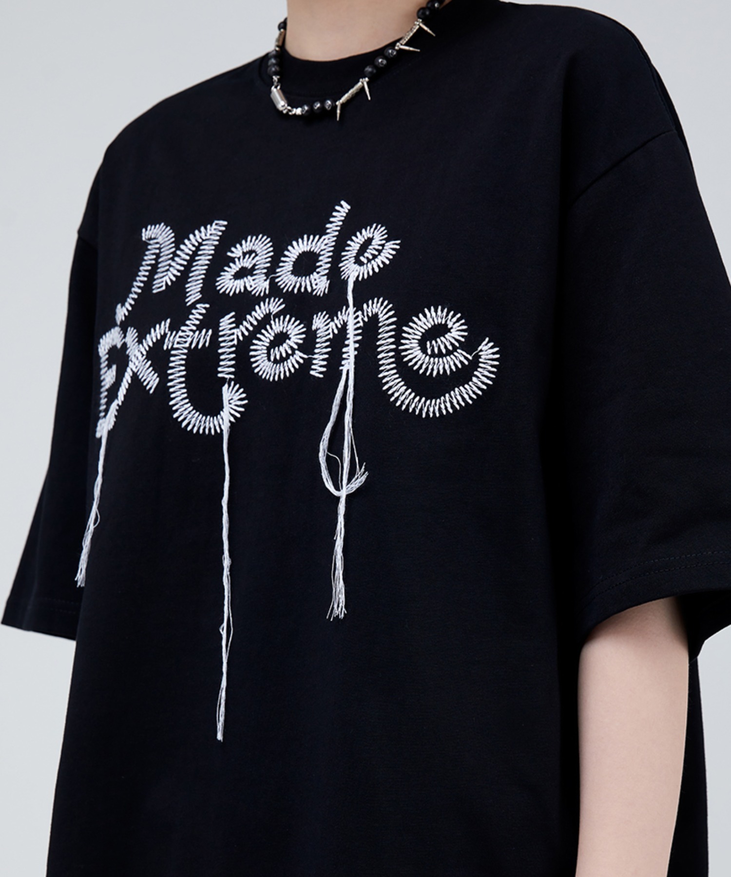 tシャツ A'GEM/9 × .kom 「MadeExtreme/メイドエクストリーム」 WARNING 半袖カットソー レディース A'gem 9 tシャツ A'GEM/9 × .kom 「MadeExtreme/メイド