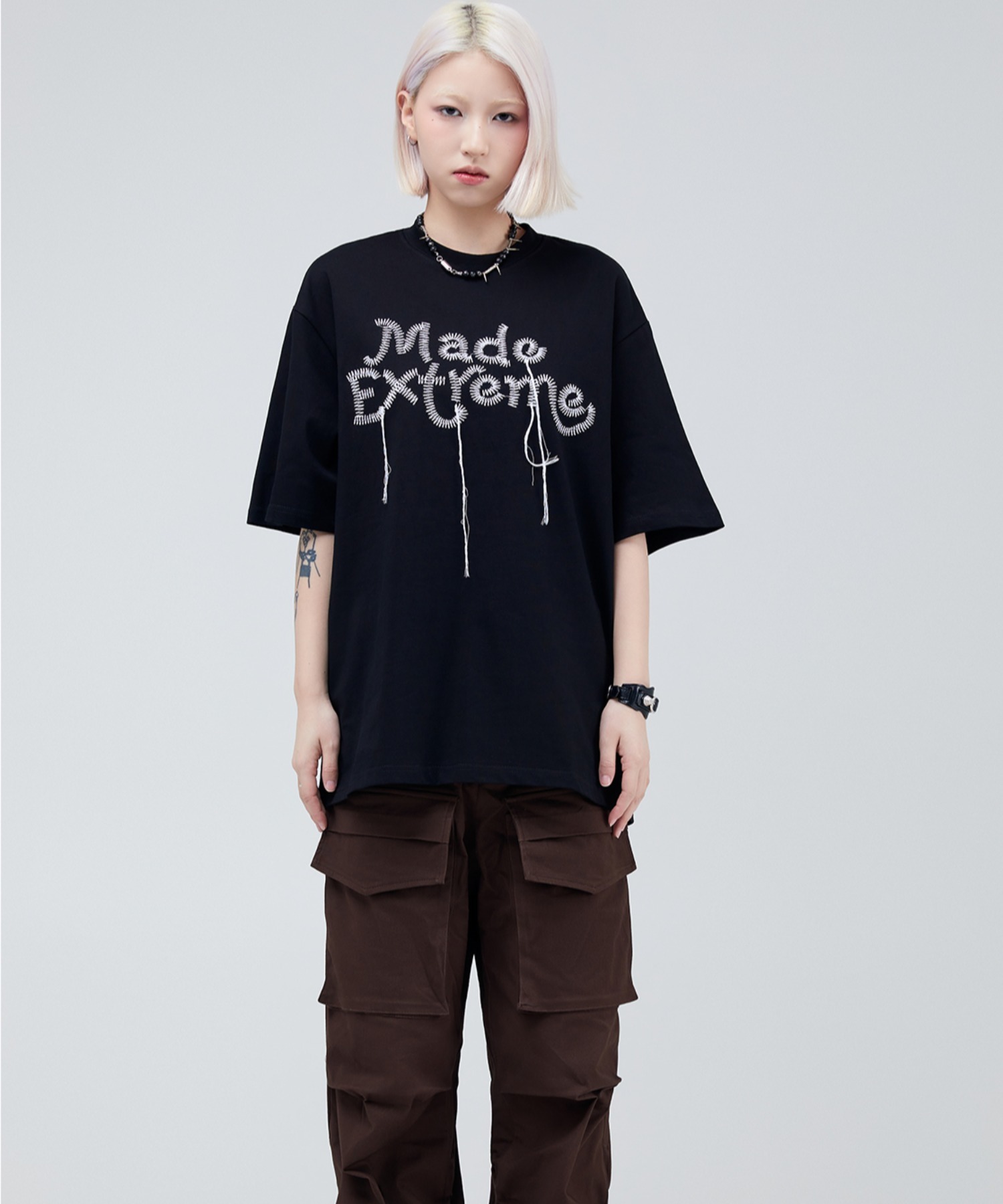 A'GEM/9 × .kom『MadeExtreme／メイドエクストリーム』刺繍半袖