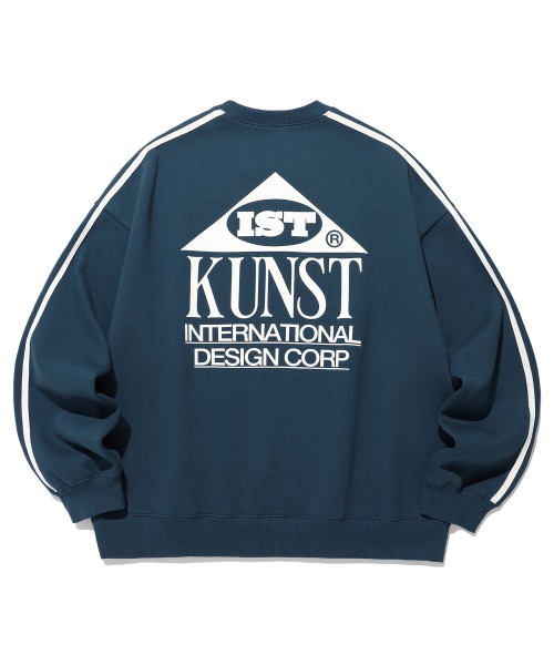 A'GEM/9 × .kom『ISTKUNST/イストクンスト』IK HOUSE LOGO SWEATSHIRTS