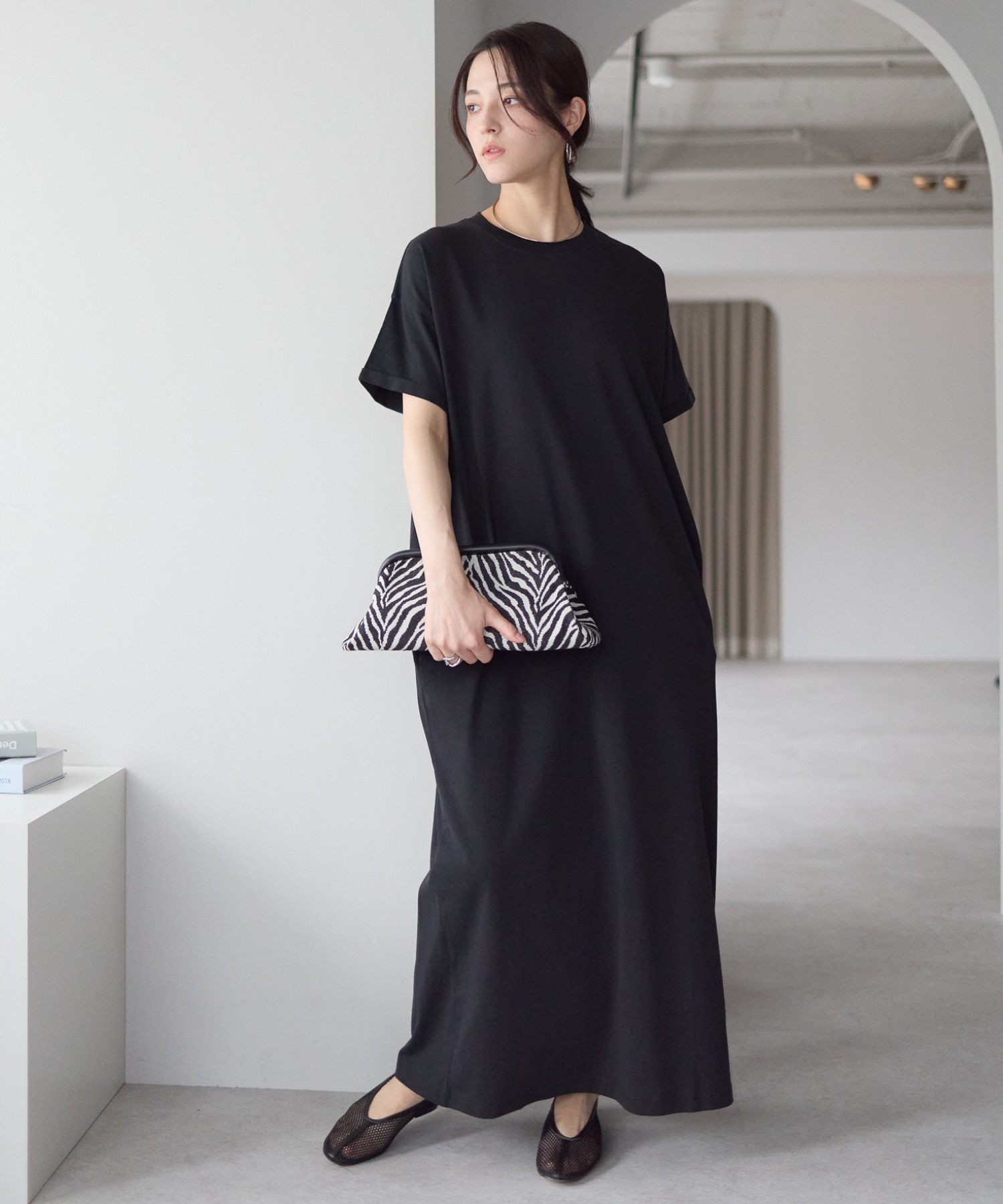 model：161cm 着用サイズ：LARGE